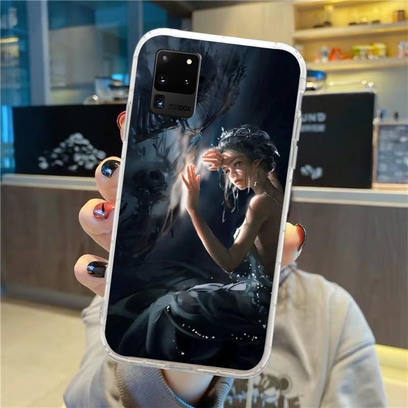 Ghost Knife Handyhülle Für Samsung Galaxy S10 S21 S22 Plus Ultra A91 A51 A21S A12 Transparentes Handycover