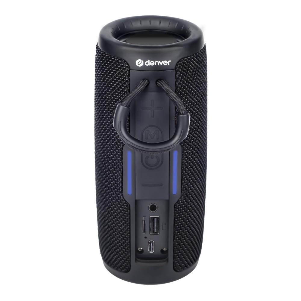 Bluetooth Speaker IPX4, USB/MicroSD Denver BTV-150B Black, Denver