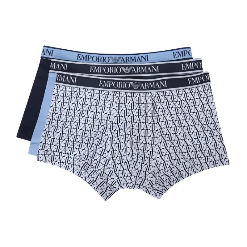 

Emporio Armani Ss24 Logo Letter Print Boxer Briefs 3-Pack Men underwear 112130-4R717-23631 S