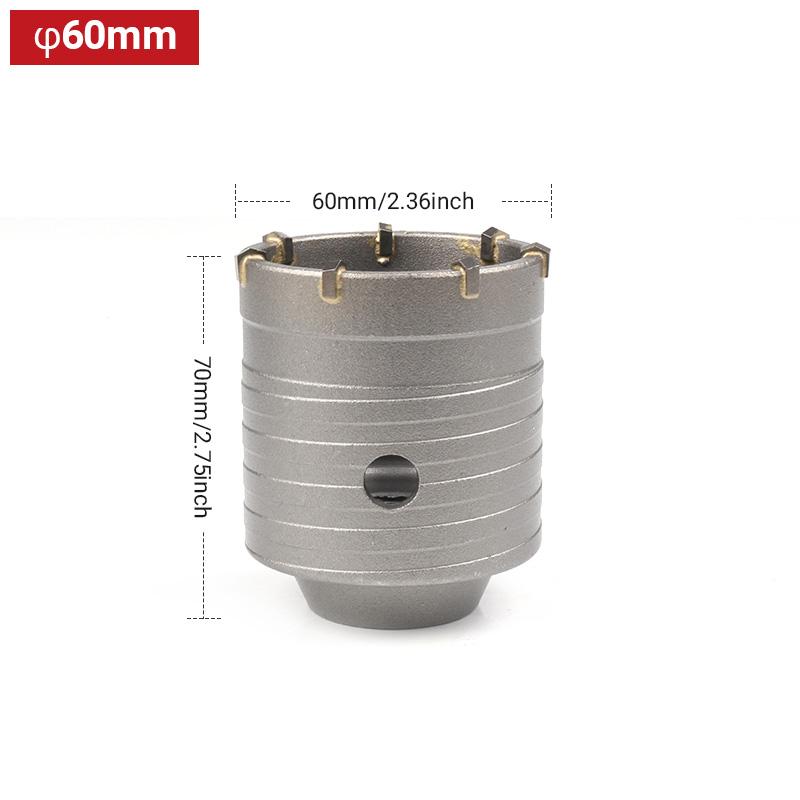 Wall Hole Opener Air Conditioning Pipe Impact Electric Hammer Drill Drill Drill Tool Brick Wall through Wall Dry Drilling Reamin