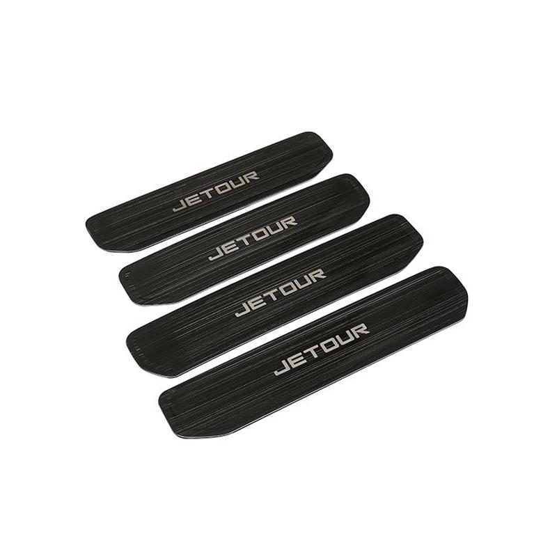 Car Stainless Steel Door Handle Panel Decorative Cover For Chery Jetour Traveller T2 2023 2024 Modification Accessories