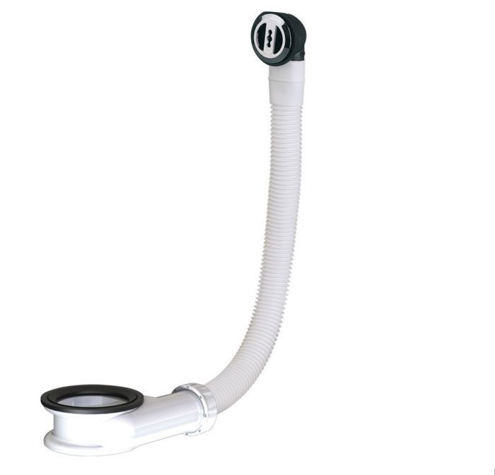 Overflow Plug - ALTECH - Ref 7043821 - Chrome - Ø30 Cover - 330 Mm Tube