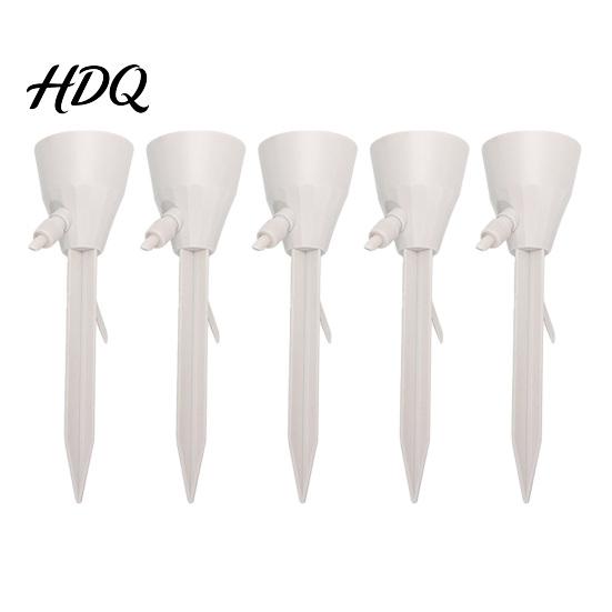 Garden Bed Drip System Flower Waterer Adjustable Self Watering Stakes Hands-Free Easy Install Plant Irrigator Solution for Indoor Outdoor Plants