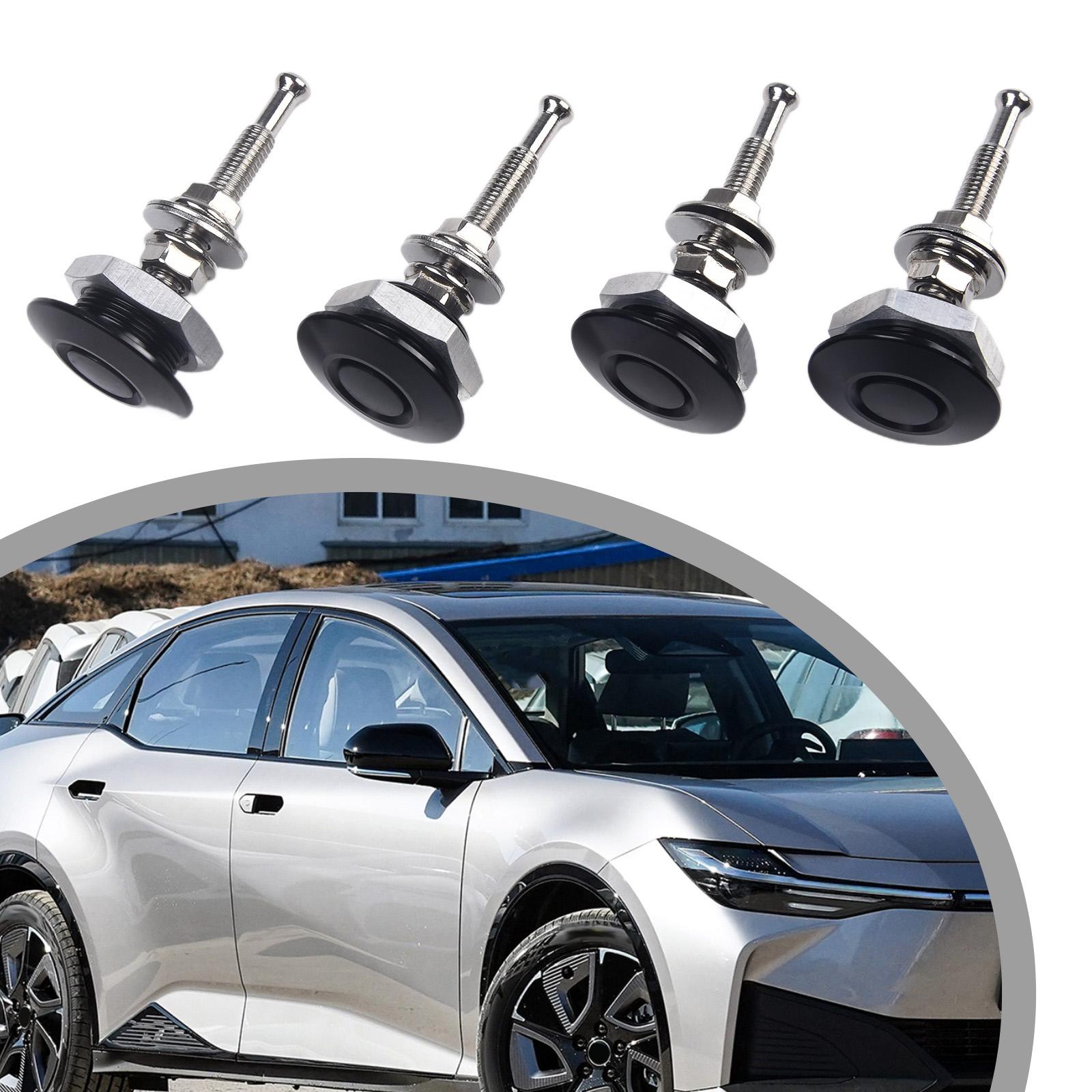 Engine Hood Lock Release Fasteners Iron Parts Black