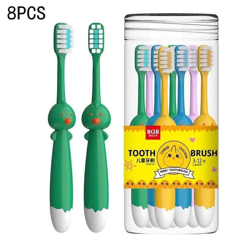 

5/8 шт. Детские зубные щетки с мягкой щетиной в форме цыпленка, детская мультяшная зубная щетка для детей 3-12 лет 8PCS