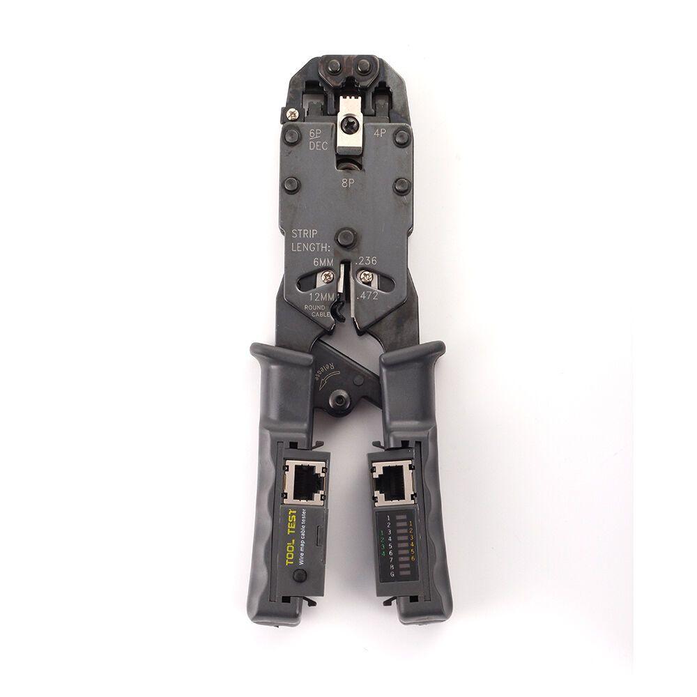 Premium Quality Network Lan Cable Crimper Stripper Cutter Pliers Tester For Rj45 Rj11 Rj9