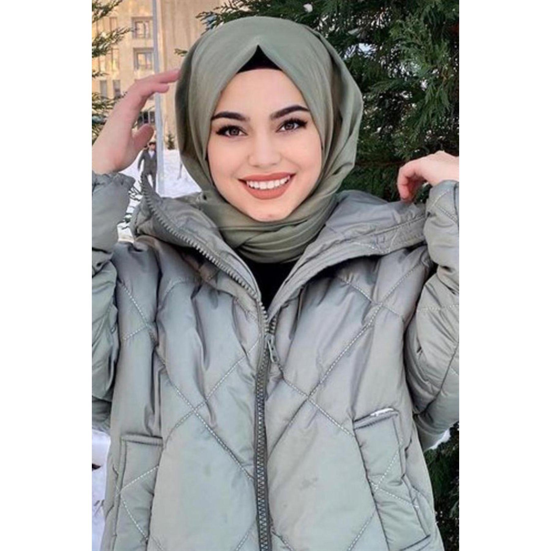 

Хлопковая вуаль Хиджаб Зеленый STD зелёный