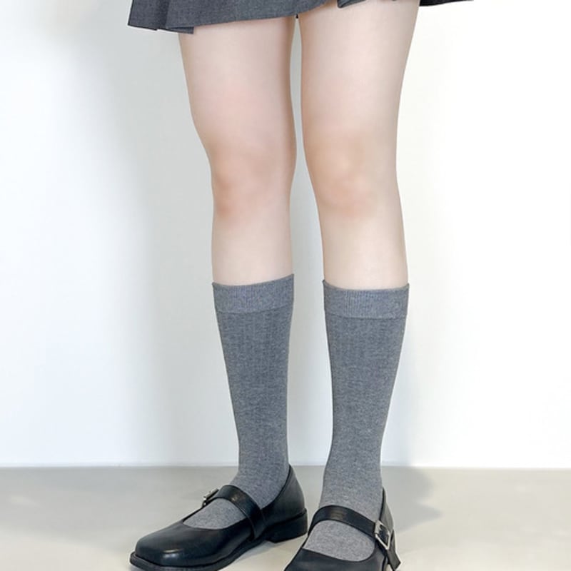 YELLOWSOCKS LOOSE SOCKS GOLGI GREY