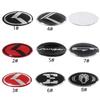 1Pc 3D Aluminum Car Steering Wheel Center Logo Auto Steering Wheel Emblem Badge Sticker styling Accessories