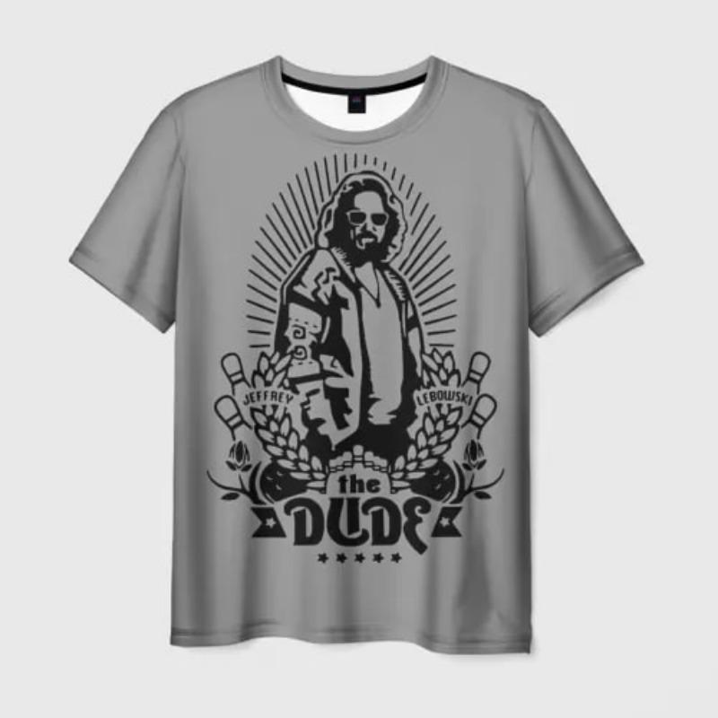 

Фильм Большой Лебовски Чувак Футболка 3D Принт Мужская Женская Уникальная Футболка Топы Мода Унисекс Большой Размер Уличная Одежда XL