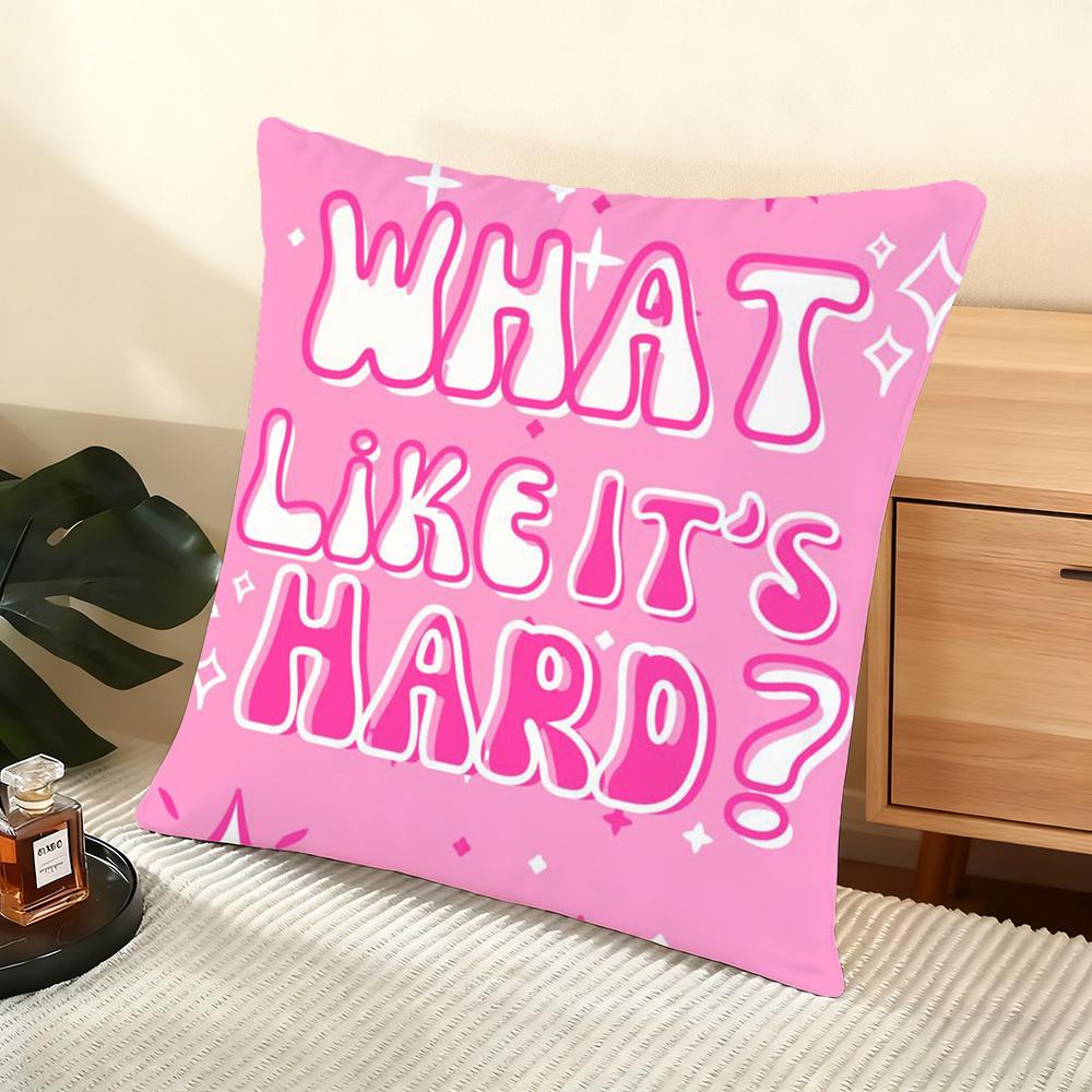 Legally Blonde Movie Cushion Cover Silky Short Plush Home Sofa Cushion Cover - Invisible Zipper Home Decoration