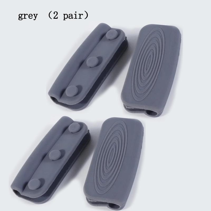 2/8 Silikon-Pfannengriffabdeckung, Wärmedämmabdeckungen, Topf-Ohrclip, rutschfester Dampfgarer, Auflaufform, Pfannengriffhalter, Küchenhelfer