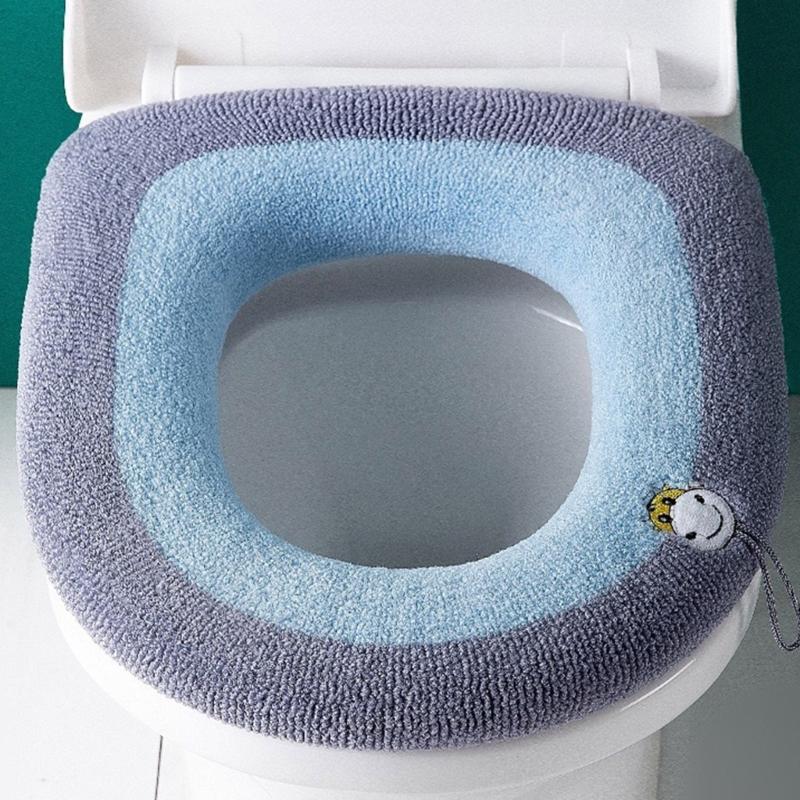 Pack Of 10 Thick Toilet Lid Cover For Home Bathroom NonSlip Design Quick Cleaning Toilet Seat Cover for Family Household