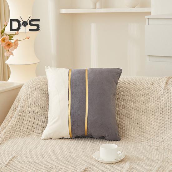 Samt Kissenbezug 18x18 Zoll Luxus Kissenhülle mit Verdecktem Reißverschluss Dekorative Sofa Wurfkissenhülle für Wohnzimmer Bett