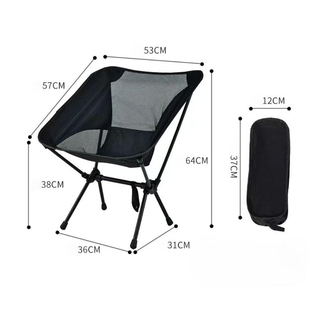 Portable Folding Camping Chair, Lightweight and Compact Outdoor Chair, Suitable for Outdoor,Picnic Camping Chair with Portable Storage Bag