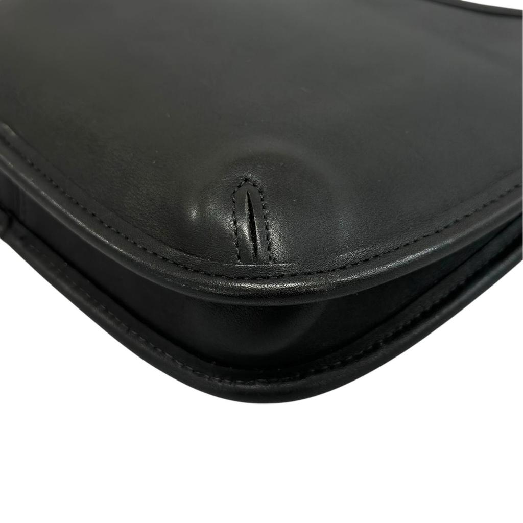 COACH Old Coach Ergo 9020 Handbag black Women one belt used