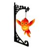 Bookend Lamp Owl Iron Metal Shelf Light Organizer Vintage Decor Figurine for Home Library Reading Room Office Bookshelf Gift