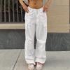 Pantaloni Cargo Stile Streetwear da Donna, Pantaloni Sportivi Asciugatura Rapida, Tasche Grandi, Moda di Strada