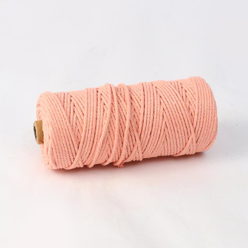 4mm 300m Colored Hand-Woven Cotton Rope for DIY Tapestry and Ornaments
