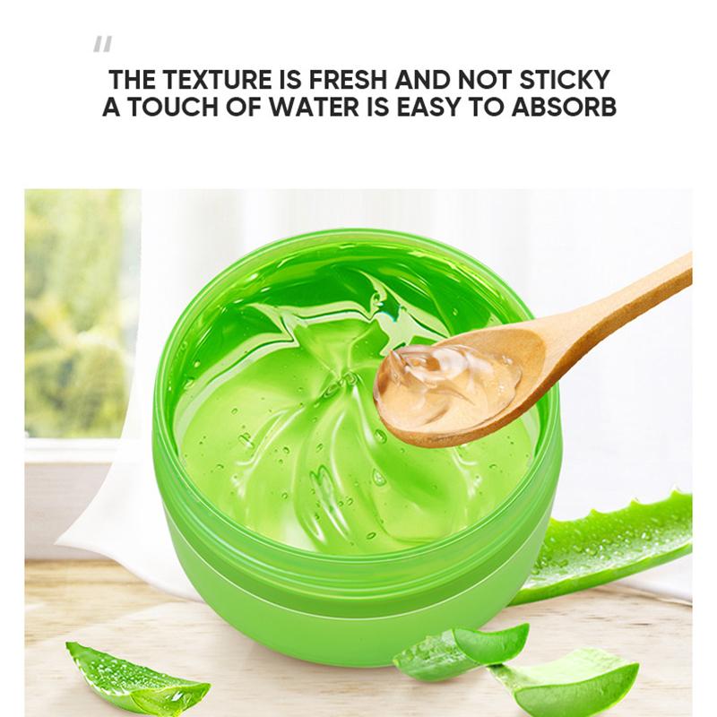 ZOZU 300g Aloe Moisturizing Gel Nourish Repair Shrink Pores and Reduce Acne Marks Cream