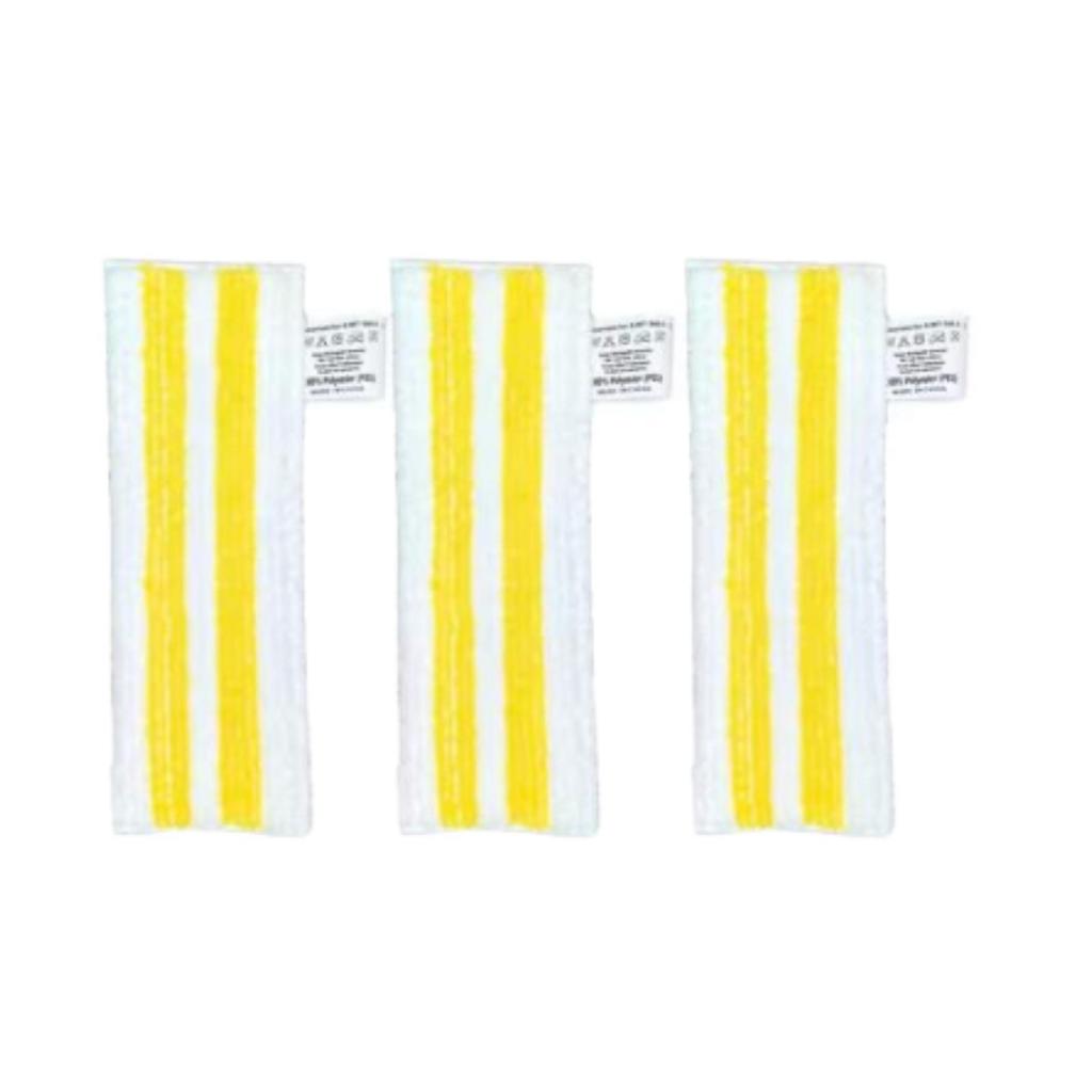 3Pcs Washable Cloth Mat Dry or Wet Pads Cleaning Pad Reusable Floor Mop Covers for Home Kitchen PVC Floor Tile Floor Wood Floor