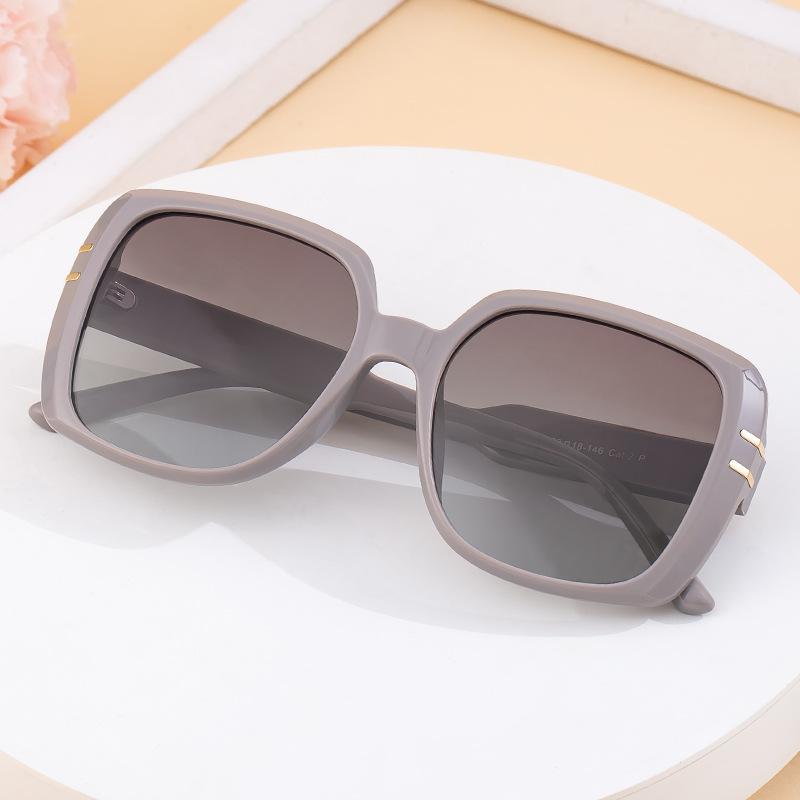 Large Frame Polarized Sunglasses Women'S Tide Sunscreen Driving Sunglasses Women'S High-End Glasses