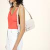 Bally Simple Solid Color Goat Leather Tote Shoulder Bag Women Bags Bone-White 6302775