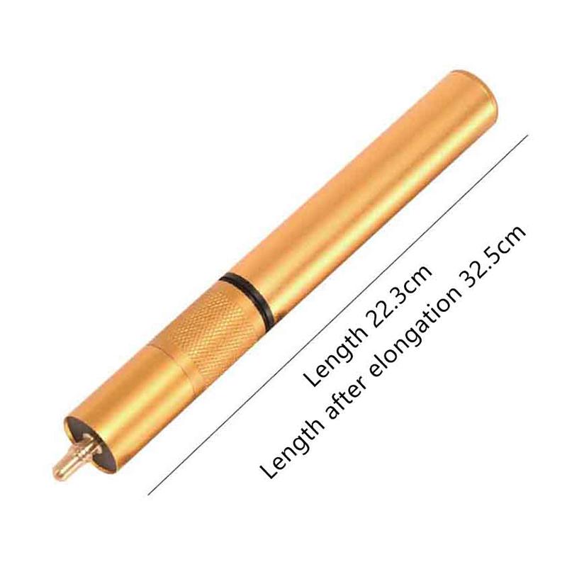 1Pc Lightweight Pool Cue Extender Telescopic Extension Billiard For Snooker Cue Extension Part Professional Billiard Accessories
