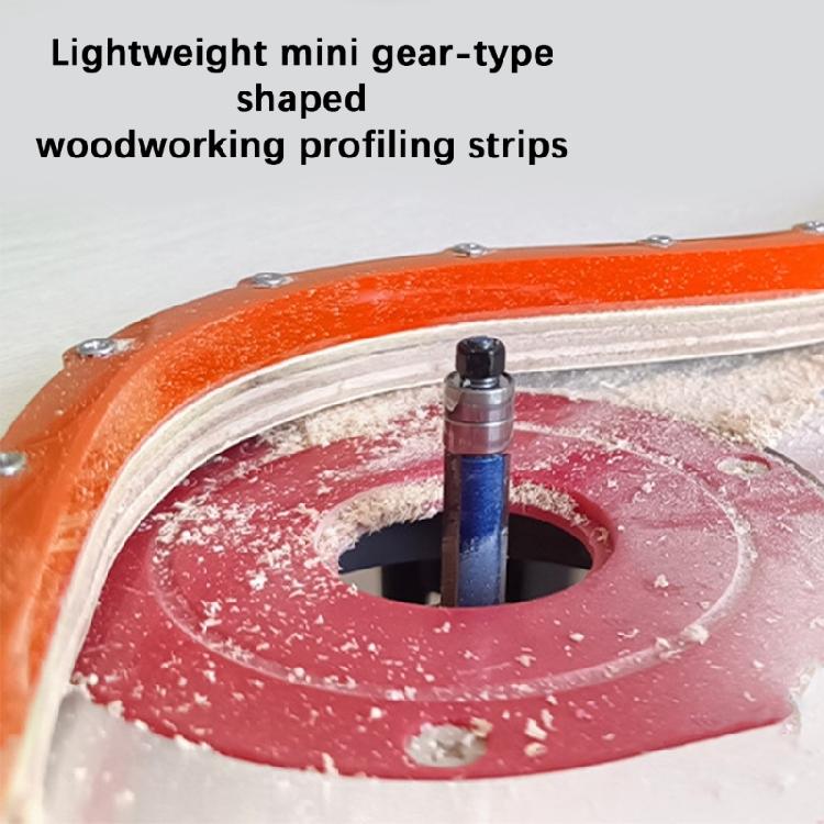 Präzises Holzform-Übertragungswerkzeug Flexible Gummistreifen mit Zahnradverzahnung Design 0,5M/1M/1,5M/2M Option
