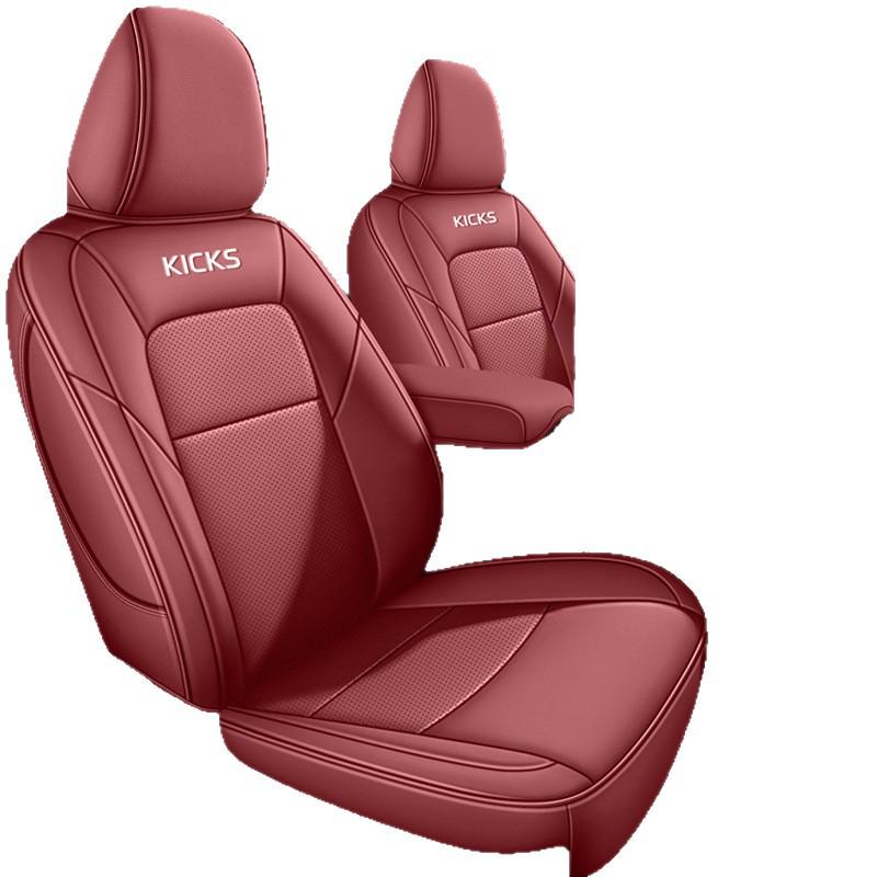 Nissan Kicks All-Season Leather Seat Covers, Full-Coverage Cushions for Five Seats