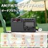 XHDATA D368 FM/AM/SW/Wide FM Compatible, High Sensitivity Reception, Compact Portable Radio, Emergency Radio, Shortwave Radio, DSP Stereo, Battery Ope