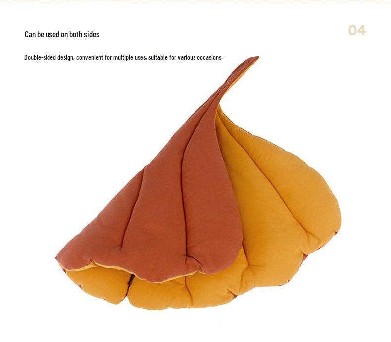 Leaf-Shaped Four Seasons Pet Mat - Bite-Resistant Cat & Dog Bed