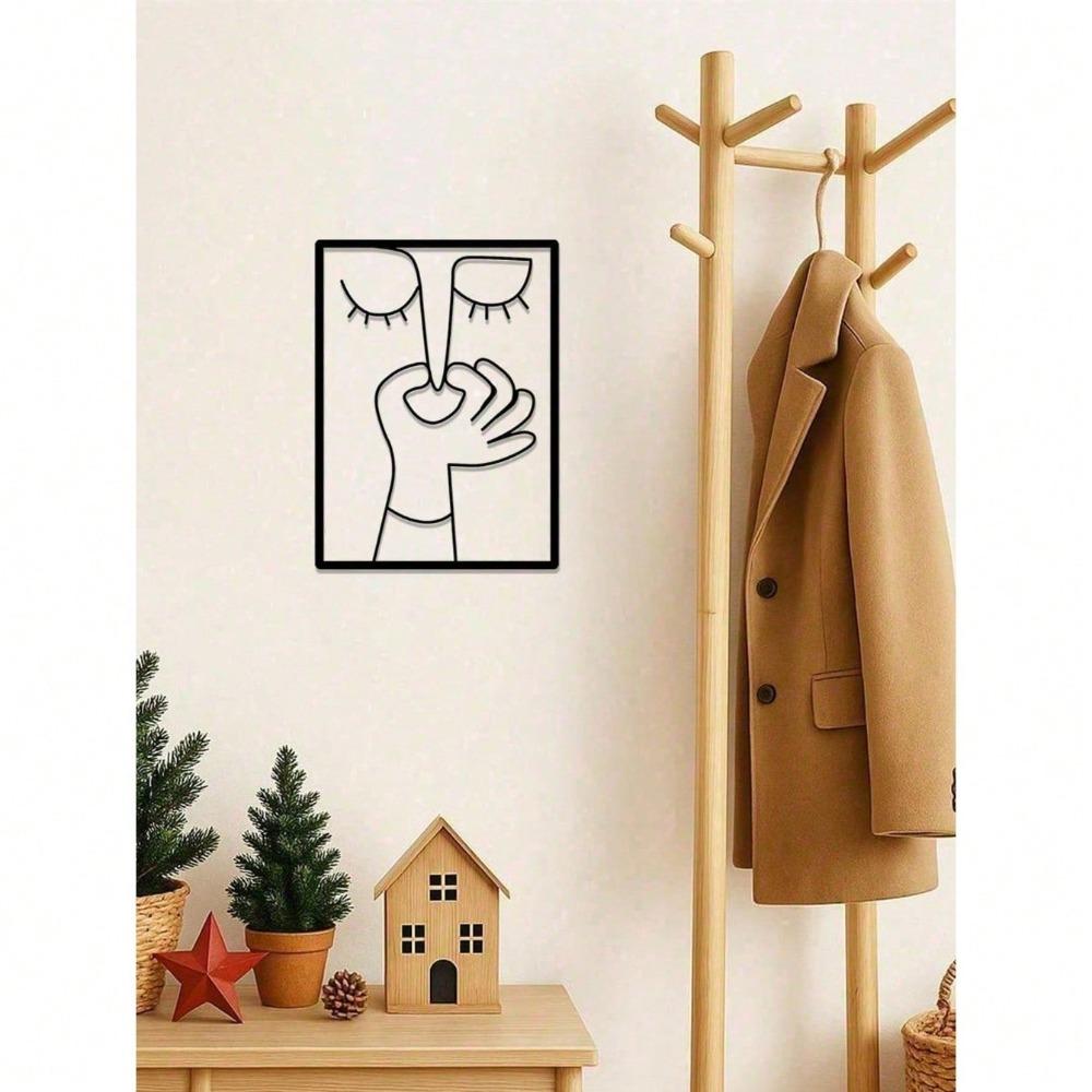 Funny Bathroom Sign Minimalist Toilet Wall Art Modern Powder Room Decor Housewarming Gift Trending Viral Bathroom Accessory