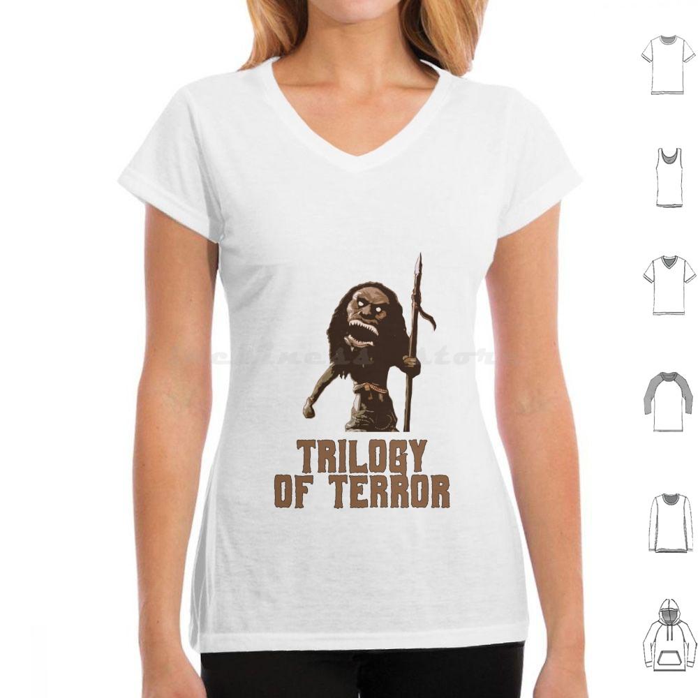 Trilogy Of Terror T Shirt Cotton Men Women DIY Print Trilogy Of Terror Zuni Zuni Horror Movies Horror Vintage Horror Movie