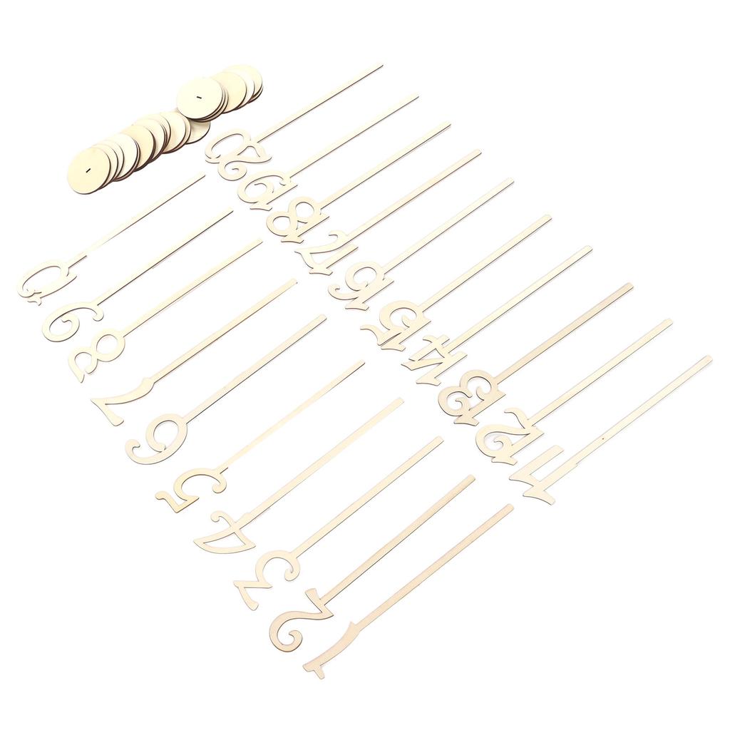 Dřevěná čísla stolů 1 až 20 Retro styl DIY výroba Opakovaně použitelná Snadné čištění Topolová čísla stolů