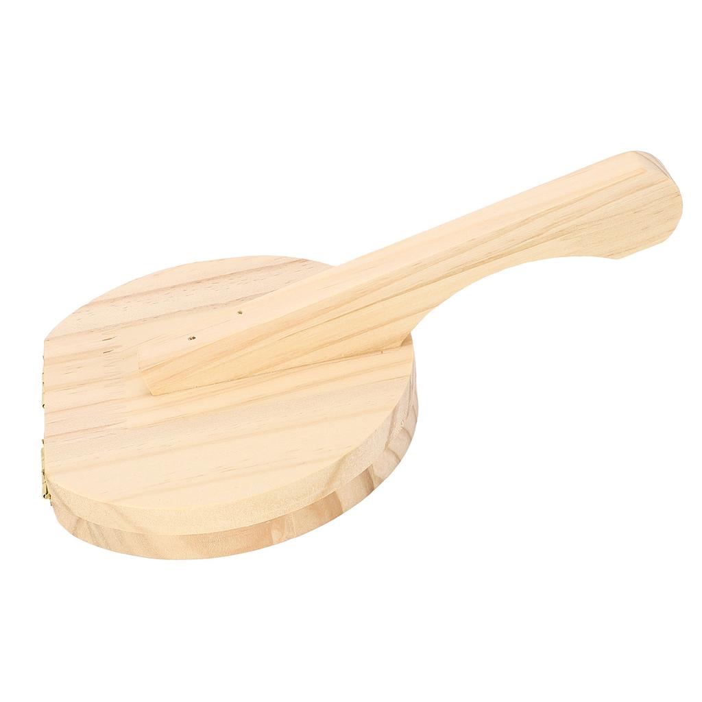 Lis na tortilly Drevená ergonomická rukoväť Manuálny lisovač na tortilly na múčne tortilly, pizzu, roti