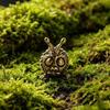 Alloy Cute Cartoon Caterpillar Figurine Retro Antique Finish Fine Detailing For Home Decor Ornament Gift