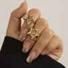 Hollowed Star Knuckle Joint Rings Simple Star Knuckle Rings Multifunctional Rings Accessory Perfect for Any Outfit