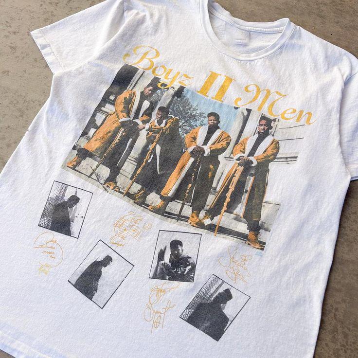 Vintage Boyz II Men band T-shirt Gift Cotton Size S -5XL IL411 Unisex T-Shirt L
