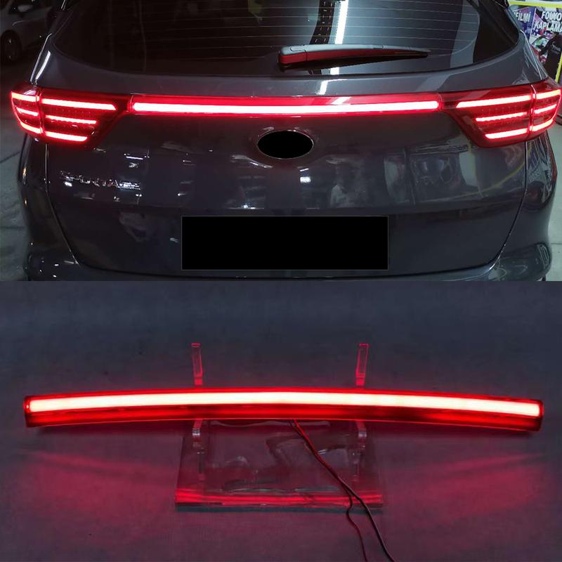 1 PZ Per Kia KX5 / Sportage IV (QL) 2019 2020 Paraurti Posteriore Fanale Posteriore LED Rosso Riflettore Lampada Freno Segnale di Avvertimento 15-18