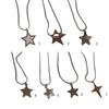 Pendant Necklace Y2k Neck Jewelry Star Pendant Choker Chain Choker Chain Necklaces Alloy Material Birthday Gift for Girl