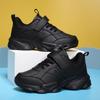 2025 Spring Kids Solid Color Soft Sole White Leather Sports Shoes