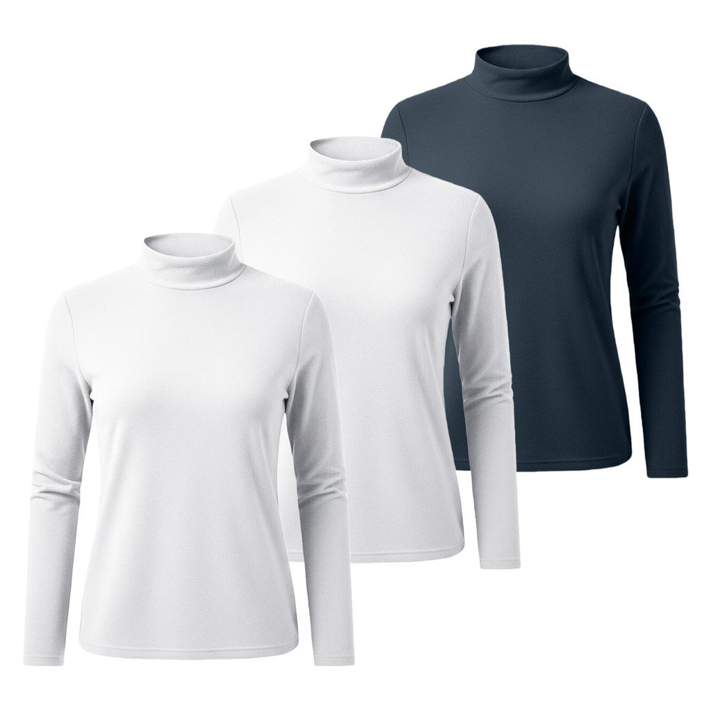 Women's Winter German Velvet Long Sleeve T-shirt Warm Bottom  Top