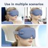 Sleep Mask USB Heated Eye Heating Mask Hot Steam Compress Eyes Cover Sleeping Electrical Temperature Control Blindfold