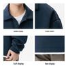 Maoren Men's Heavyweight American Style Polo Collar Sweatshirt