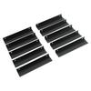 10PCS Aluminium Alloy Cabinet Edge Pull G Type Clasp Hidden Cabinet Handles for Kitchen Door Drawer Cabinet