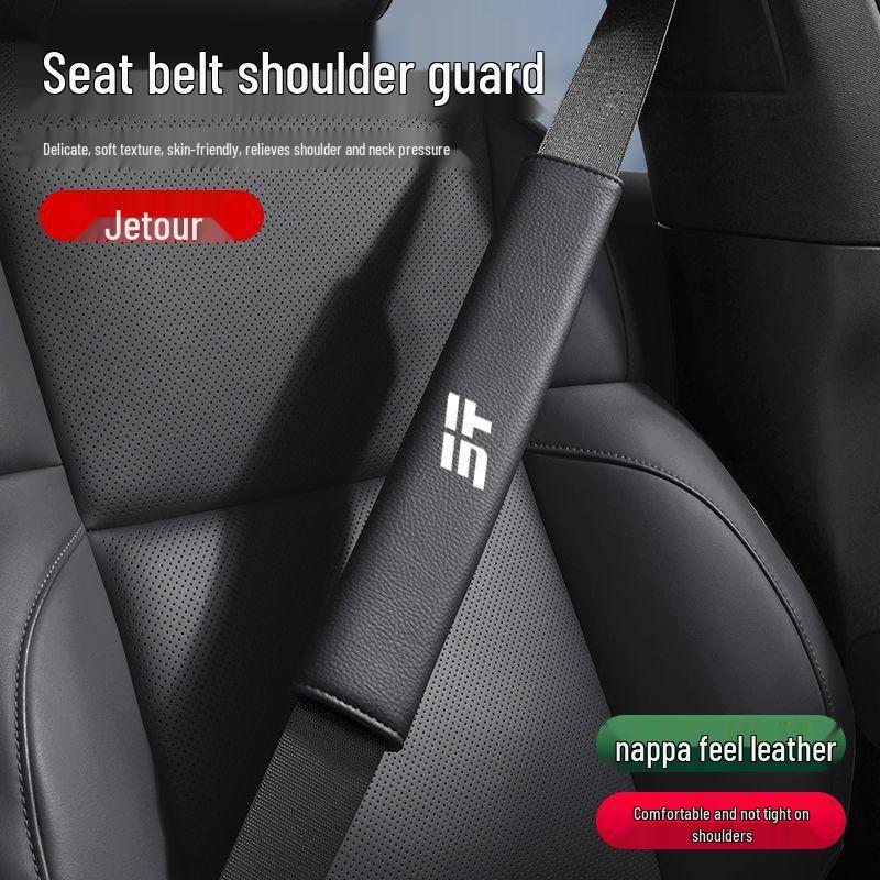 Jetour Car Seat Belt Shoulder Protector for ShanHai T1/T2/L6/L7/L9 - Anti-Choke, Anti-Rub Cover