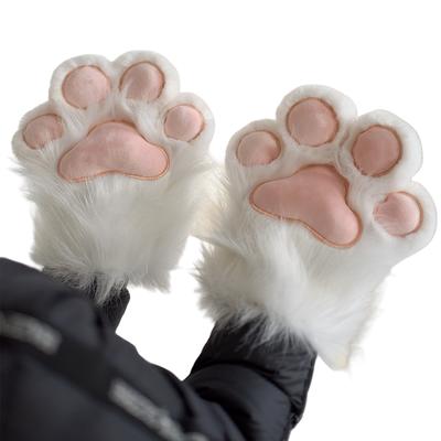 Second Dimension Comic Convention Cute Cat Paw Thickening Texturing Beast Costume Gloves Meat Pad Keep Warm "weird" Cosplay Gift