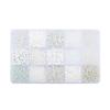 15 Compartment Bead And Sequin Imitation Pearl Material Kit , For DIY Beading , Children's Bags , Embroidery , And Clothing Decoration.