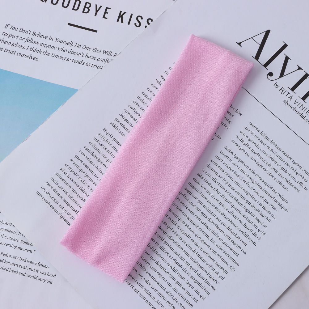 1PC Yoga Hair Bands Solid Color Sports Elastic Headbands Ribbon Fitness Yoga Headwear for Women Hair Accessories